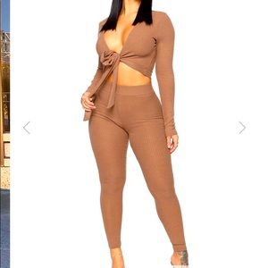 Mocha Sweater set (Fashion Nova)